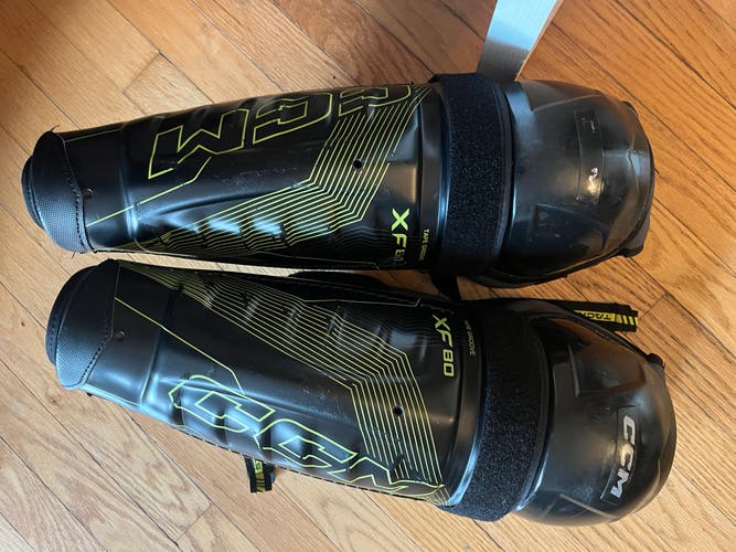 Senior CCM Tacks XF80 15" Shin Pads (Used)