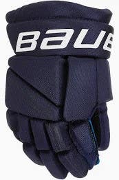New Bauer Bauer X Glove Youth Gloves Navy Blue 9" 11860-bar1063731ytnvy9