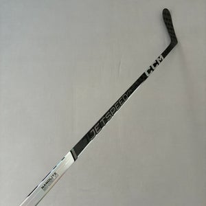 Like New 85 Flex P28 Senior CCM JetSpeed FT6 Pro Left Hand Pro Stock Hockey Stick - Black