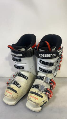Used Rossignol Hero Jr65 Boys Dh Ski Boot White 195 Mp - Y13 11727-s000188650