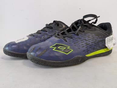 Used Lotto Soccer Indoor Shoes Navy Blue Junior 03 11727-s000185670