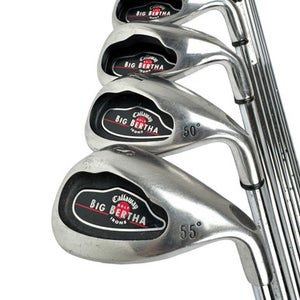 Used Callaway 2004 BIG BERTHA Mens Iron Set RH 4I-SW 11506-S000296536