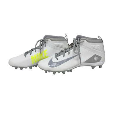 Used Nike HUARACHE 7 Adult FB Cleats White Senior 12 11506-S000296552