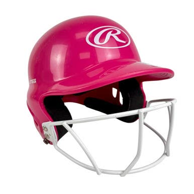 Used Rawlings MLTBH-R1 Batting Helmet w/Mask Pink XS 11506-S000298416