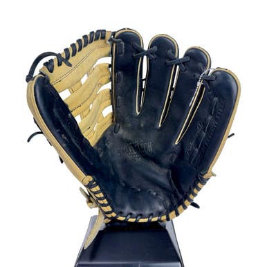 Used Easton SMALL BATCH 65 BB/SB Glove RH Throw Black And Tan 14" 11506-S000299364