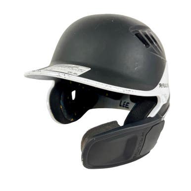 Used Rawlings R16J-R1 Batting Helmet w/Mask Black And White SM 11506-S000299372