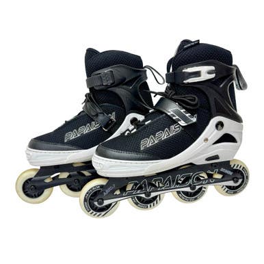 Used PAPAISON INLINE BLADES Senior Roller Quad Skates Black Senior 9 11506-S000299463