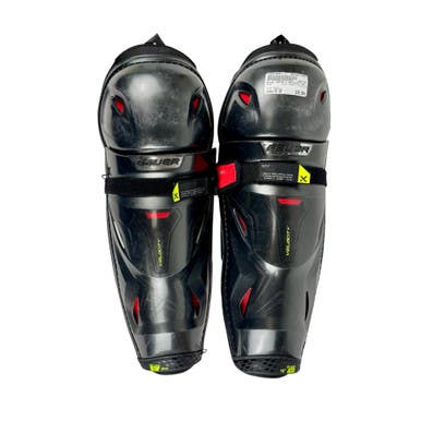 Used Bauer VAPOR X VELOCITY Senior Shin Guards Black 15" 11506-S000299510