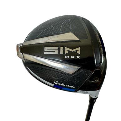 Used Taylormade SIM MAX Mens Driver RH 10.5 Degree 11506-S000297403