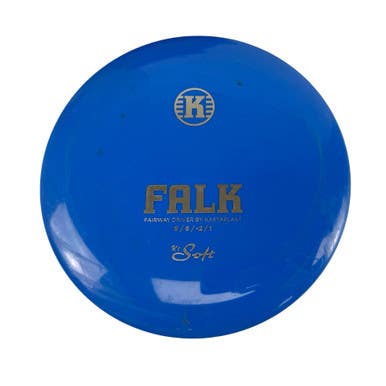 Used Kastaplast K1 SOFT FALK Disc Golf Driver Royal Blue 11506-S000297518