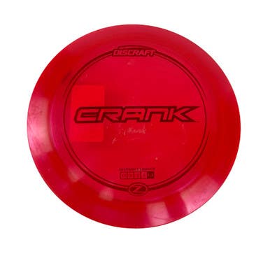 Used Discraft Z CRANK Disc Golf Driver Red 11506-S000297511