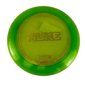 Used Discraft Z NUKE Disc Golf Driver Neon Green 11506-S000304398