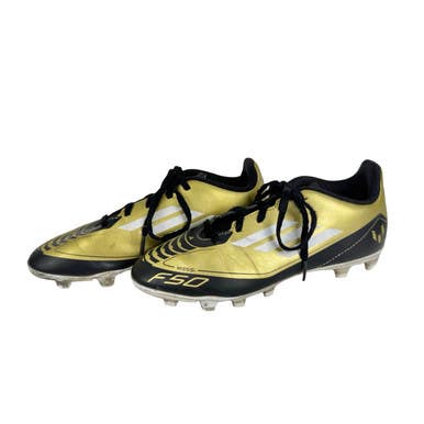 Used Adidas F50 MESSI Soccer Cleats Green Junior 04.5 11506-S000304548