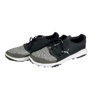 Used Puma Mens Golf Shoes Black And Grey Senior 11 11506-S000304611