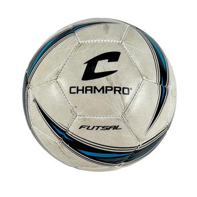 Used Champro FUTSAL All Size Soccer Ball White 4 11506-S000304646
