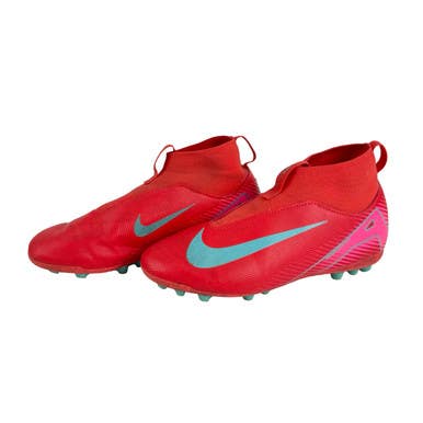 Used Nike MERCURIAL AIR ZOOM Soccer Cleats Red Junior 04 11506-S000304701