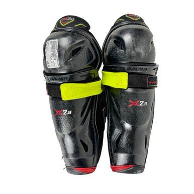 Used Bauer VAPOR X2.9 Intermediate Shin Guards Black 11" 11506-S000304733