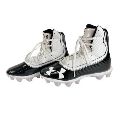 Used Under Armour HIGHLIGHT Adult FB Cleats Black Senior 5 11506-S000305377