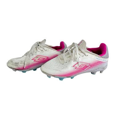 Used Lotto ROMA 500 Soccer Cleats White Youth 13.0 11506-S000305000
