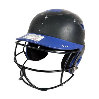Used BoomBah BBH2-JR Batting Helmet w/Mask Black MD 11506-S000276667