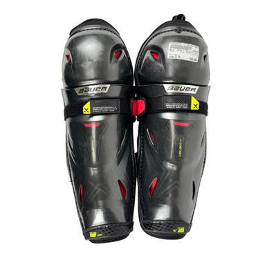 Used Bauer VAPOR X VELOCITY Senior Shin Guards Black 13" 11506-S000299168