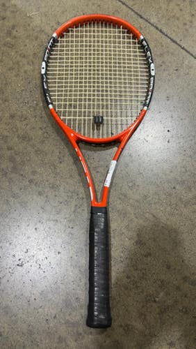 Used Head Flexpoint Radical Adult Tennis Racquet Orange 4 1 2" 11605-s000190175