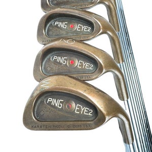 Used Ping EYE 2 + BERYLLIUM COPPER Mens Iron Set RH 2I-PW 11506-S000299516