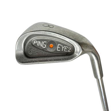 Used Ping EYE 2 ORANGE DOT Mens Individual Iron RH 8 Iron 11506-S000302056