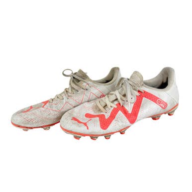 Used Puma Soccer Cleats White Senior 6 11506-S000305027