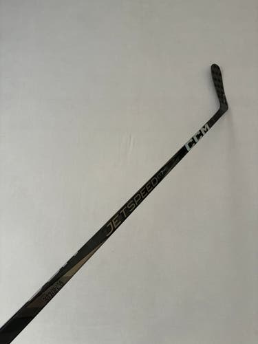 Used 80 Flex P29 Senior CCM JetSpeed FT7 Pro Left Hand Pro Stock Hockey Stick - Black