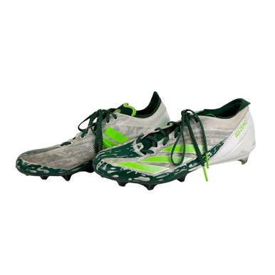 Used Adidas ADIZERO ELECTRIC Adult FB Cleats White Senior 11 11506-S000305187