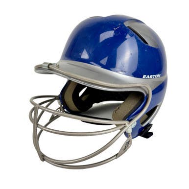 Used Easton NTRL TT Batting Helmet w/Mask Royal Blue MD 11506-S000267770