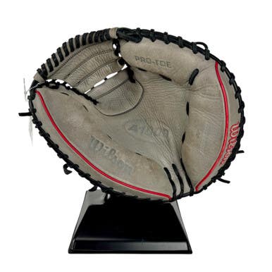 Used Wilson A1000 A10RB24CM33 BB/SB Catchers RH Throw Grey 33" 11506-S000294357