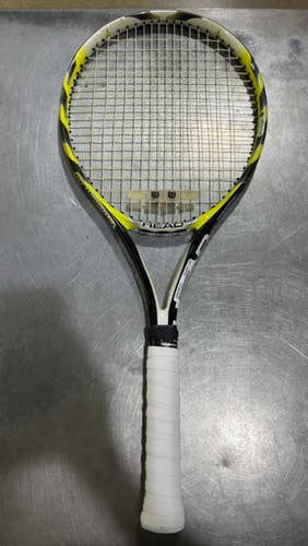 Used Head Oversize Extreme Team Adult Tennis Racquet Yellow 4 3 8" 11605-s000190215