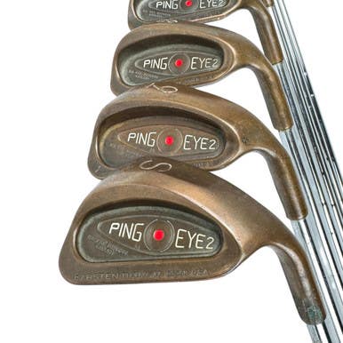 Used Ping EYE 2 BERYLLIUM COPPER RED DOT Mens Iron Set RH 3I-SW 11506-S000296922