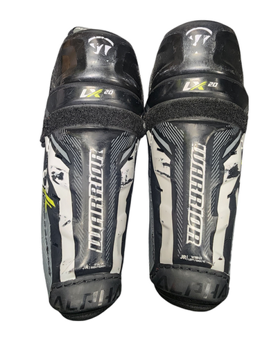 Used Warrior Lx 20 Intermediate Shin Guards Black 10" 11849-s000022990