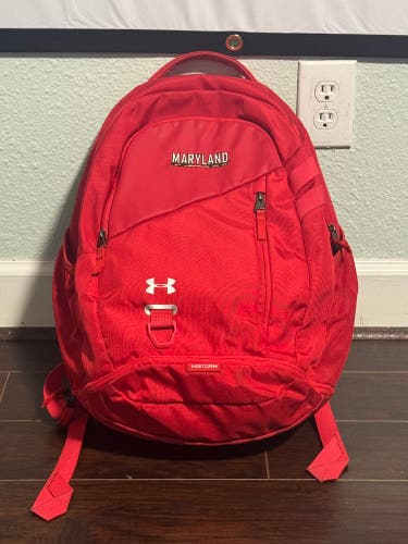 RARE Maryland Terrapins NCAA Football Team Issued Under Armour Backpack