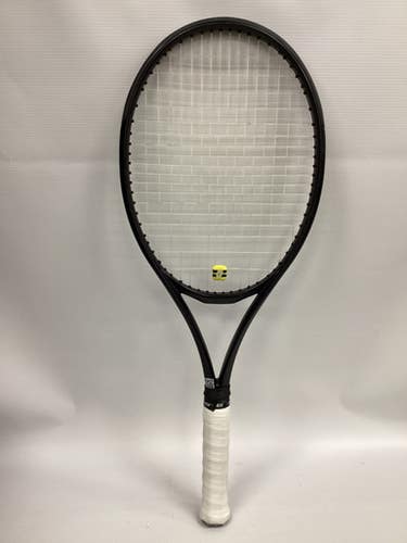Used Babolat Blackraquet.com Adult Tennis Racquet Black 4 5 8" 11851-s000025495