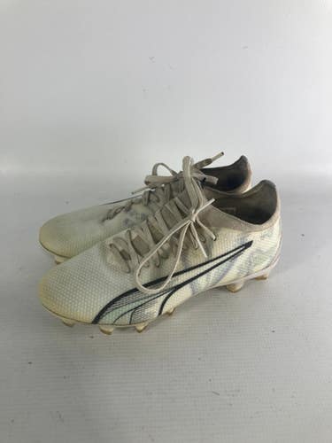 Used Puma Soccer Cleats White Junior 01.5 11834-s000025822