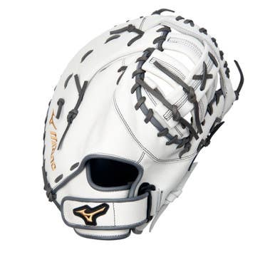 New Mvp Prime 13in Rht 1st Base Mitt Softball White-grey 11834-miz313072