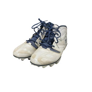Used Warrior Lax Cleats Mens White Senior 10.5 11834-s000018179