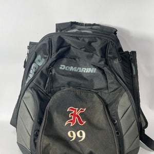 Used Demarini Black Backpack Baseball And Softball Equipment Bags 11834-s000012828