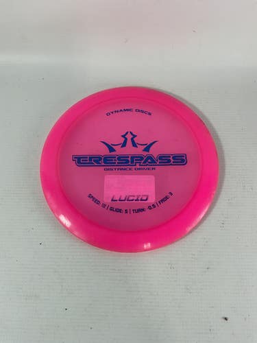 Used Dynamic Discs Trespass Driver Disc Golf Driver Pink 11834-s000029937