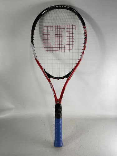 Used Wilson Impact Adult Tennis Racquet Black Unknown 11834-s000028703