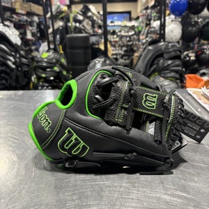New A2000 Neon Green W Black 11.5in Rht Baseball Glove 11834-wilwbw102064115