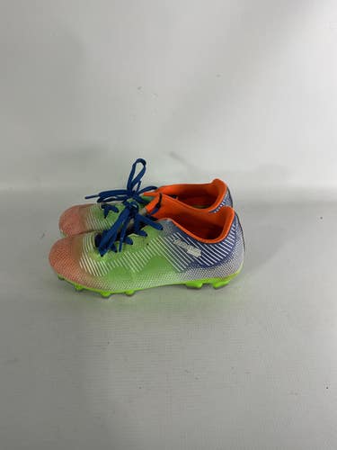 Used Brava Soccer Cleats Neon Green And Royal Blue Junior 02.5 11834-s000026792