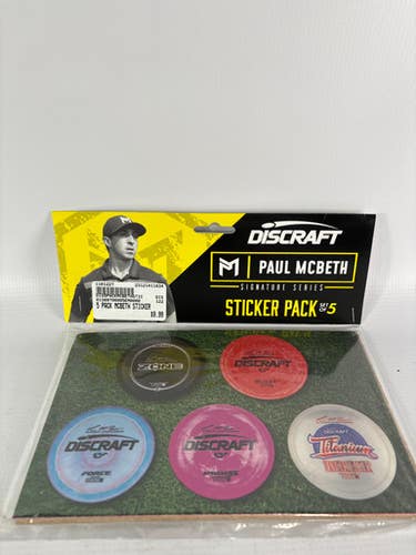 New 5 Pack Mcbeth Sticker 11834-dis5packmcbethstic