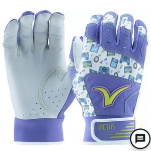New M.o.g Youth Purple Yellow Batting Gloves 11834-vtsvbgmogy-prng