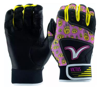New M.o.g Youth Black Yellow Batting Gloves 11834-vtsvbgmogy-bkyl
