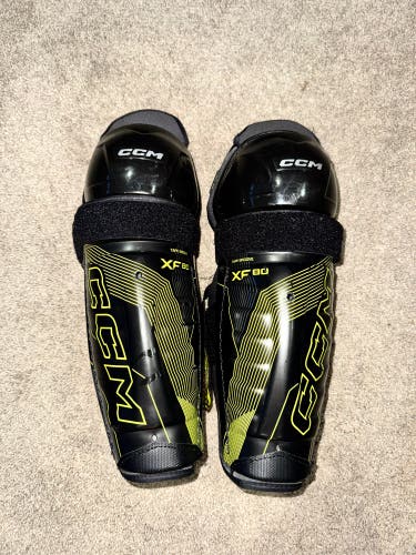 Junior CCM Tacks XF80 12" Shin Pads (Used)